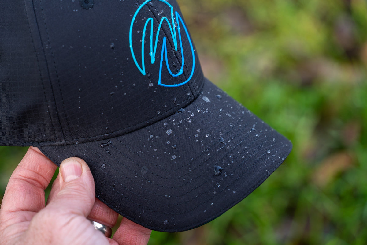 Outline Logo Cap Black and Blue