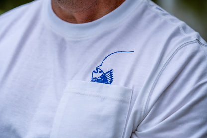 'Perch On The Kerve' Tee White