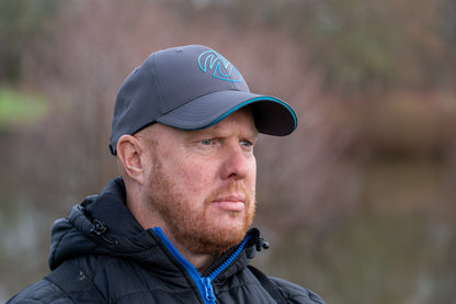 Outline Logo Cap Grey and Blue