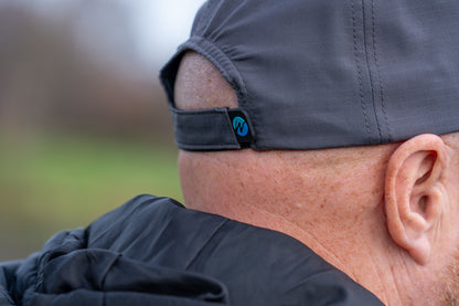 Outline Logo Cap Grey and Blue